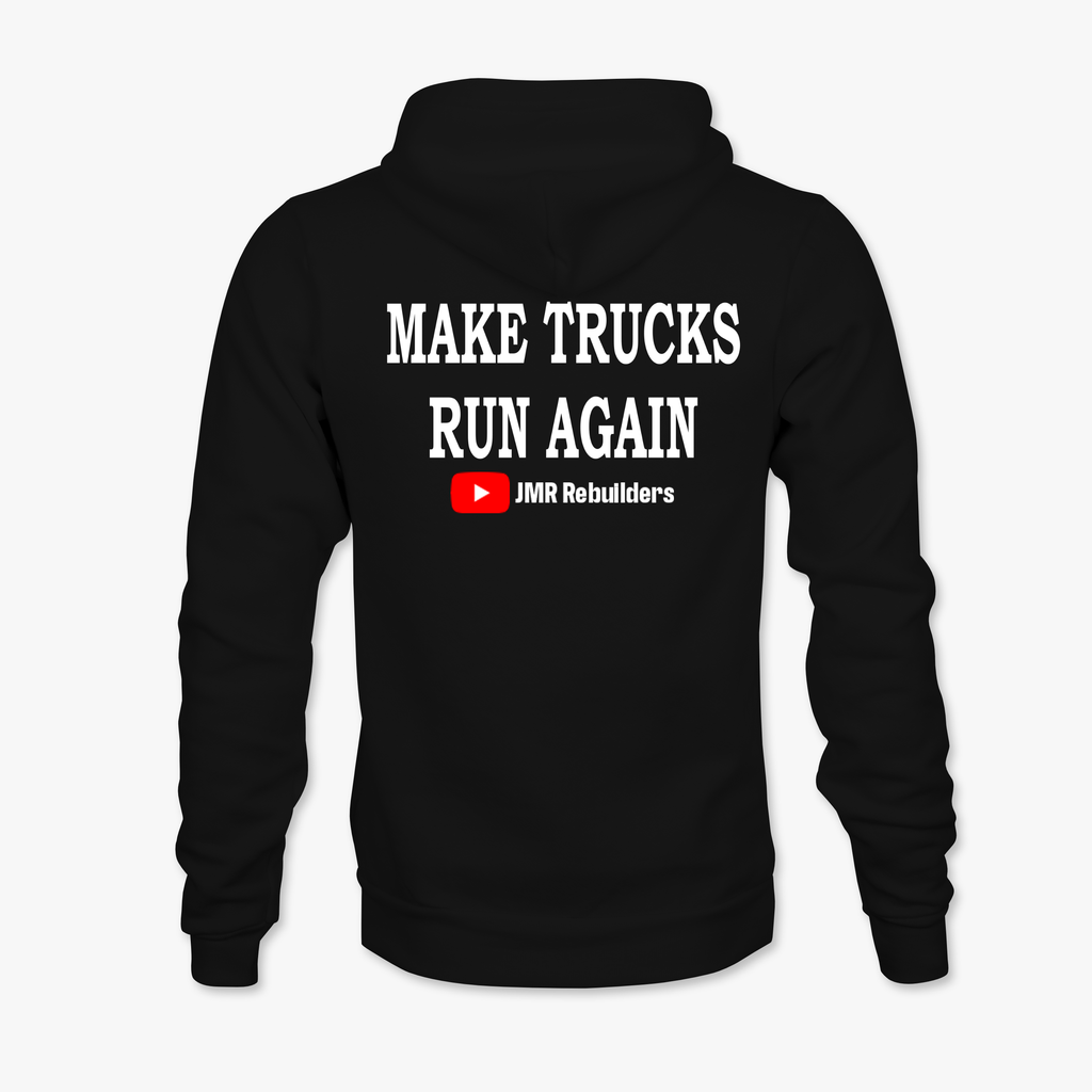Make Trucks Run Again Hoodie - Dri Duck 7035
