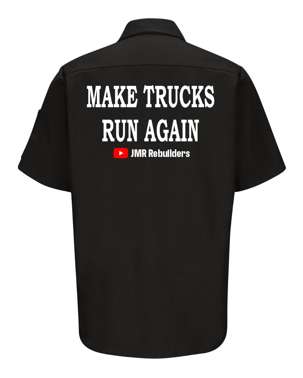 Make Trucks Run Again Mechanic Shirt - Red Kap