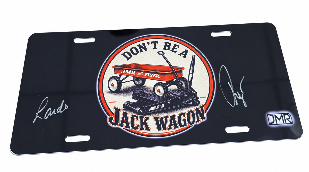 JMR Jackwagon Aluminum License Plate