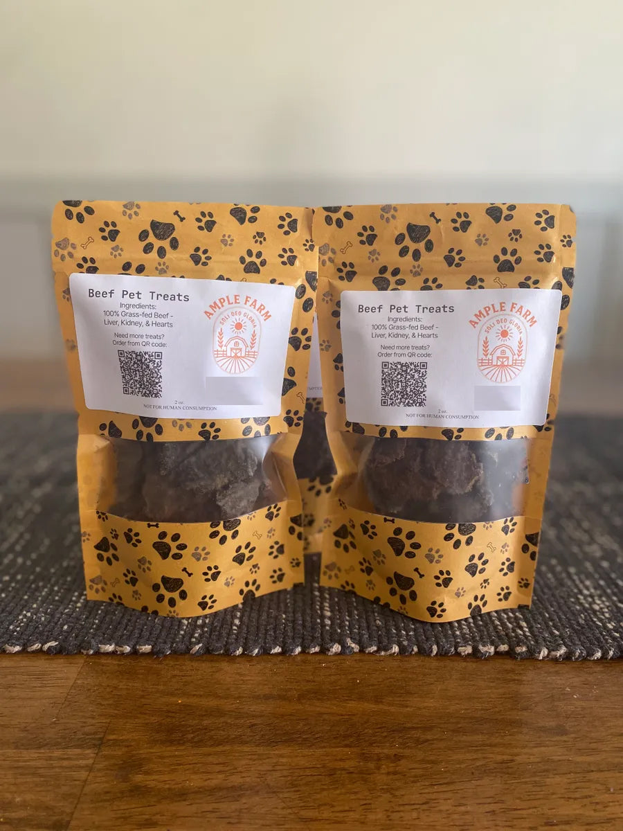 Ample Farm Beef Dog Treats – Single-Ingredient