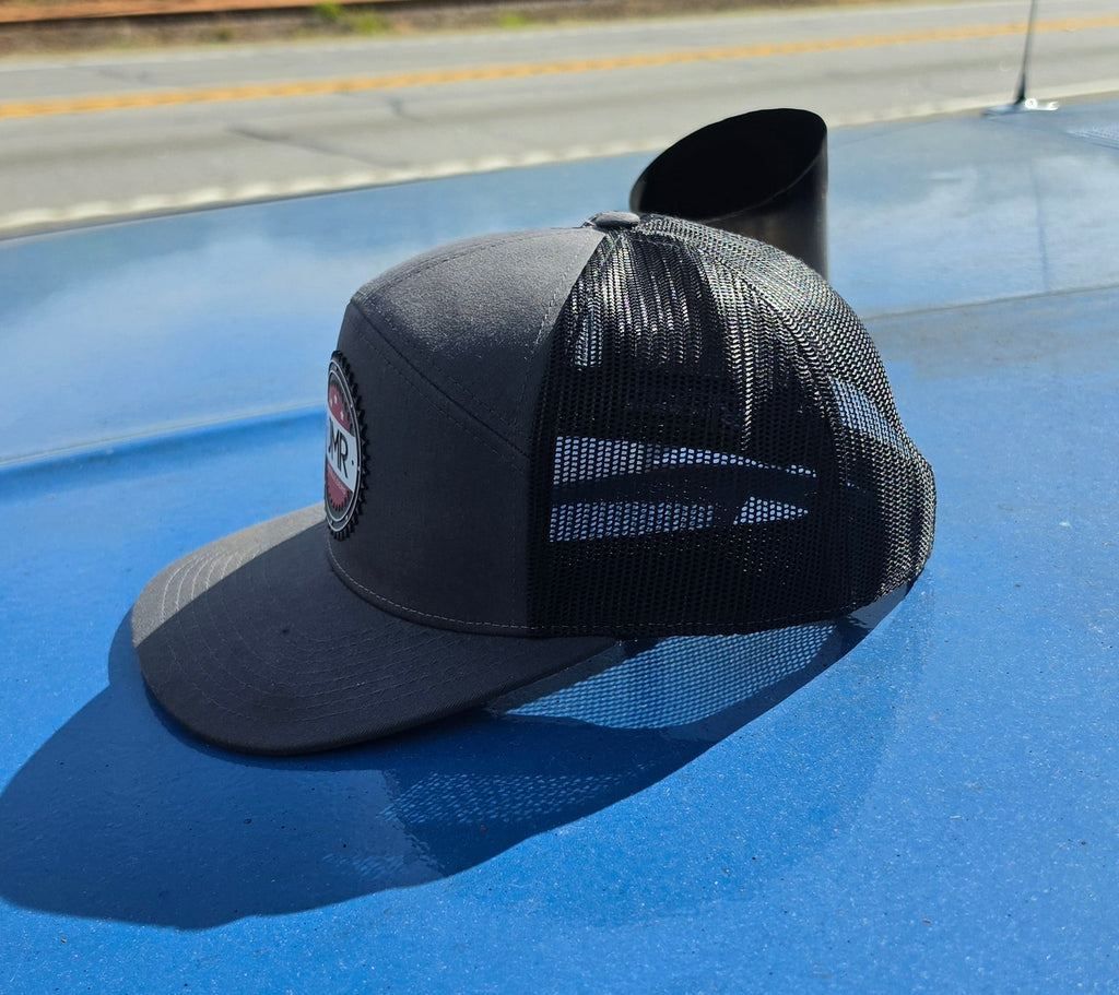 Grey on Grey 7 Panel JMR Hat