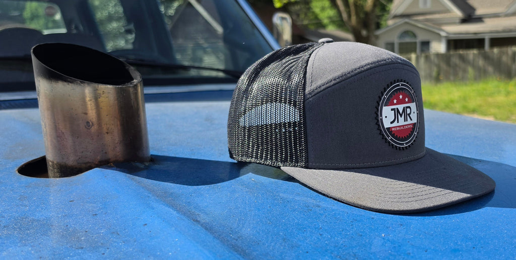 Grey on Grey 7 Panel JMR Hat