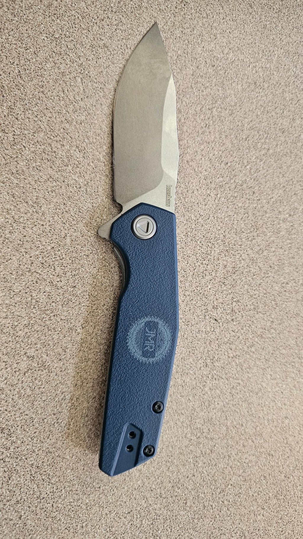 JMR Rebuilders Laser-Engraved Kershaw Lucid Assisted Pocket Knife